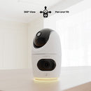 Lorex 2K Dual Lens Indoor Pan-Tilt Wi-Fi Security Camera (2-pack) - image 3 of 5