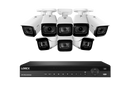 Lorex 4K (16 Camera Capable) 4TB Wired NVR System with 4 Nocturnal 3 Motorized Varifocal Lens Cameras and 4 IP Security Cameras - image 1 of 6