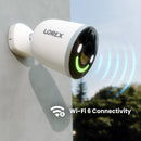 Lorex 4K Spotlight Indoor/Outdoor Wi-Fi 6 Security Camera with Smart Security Lighting (32GB) - image 4 of 4