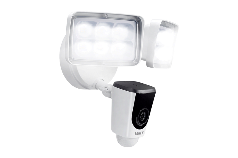 Lorex 1080p Wi-Fi Floodlight Camera and 2K Wired Video Doorbell