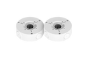 Outdoor Round Junction Box for 3 Screw Base Cameras (White, 2-pack) - image 1 of 1